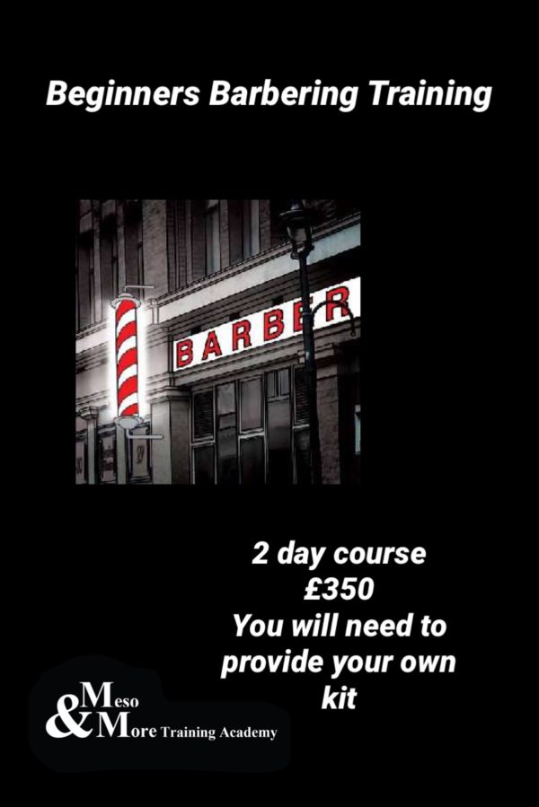 Barbering Training 2 day Beginner Course